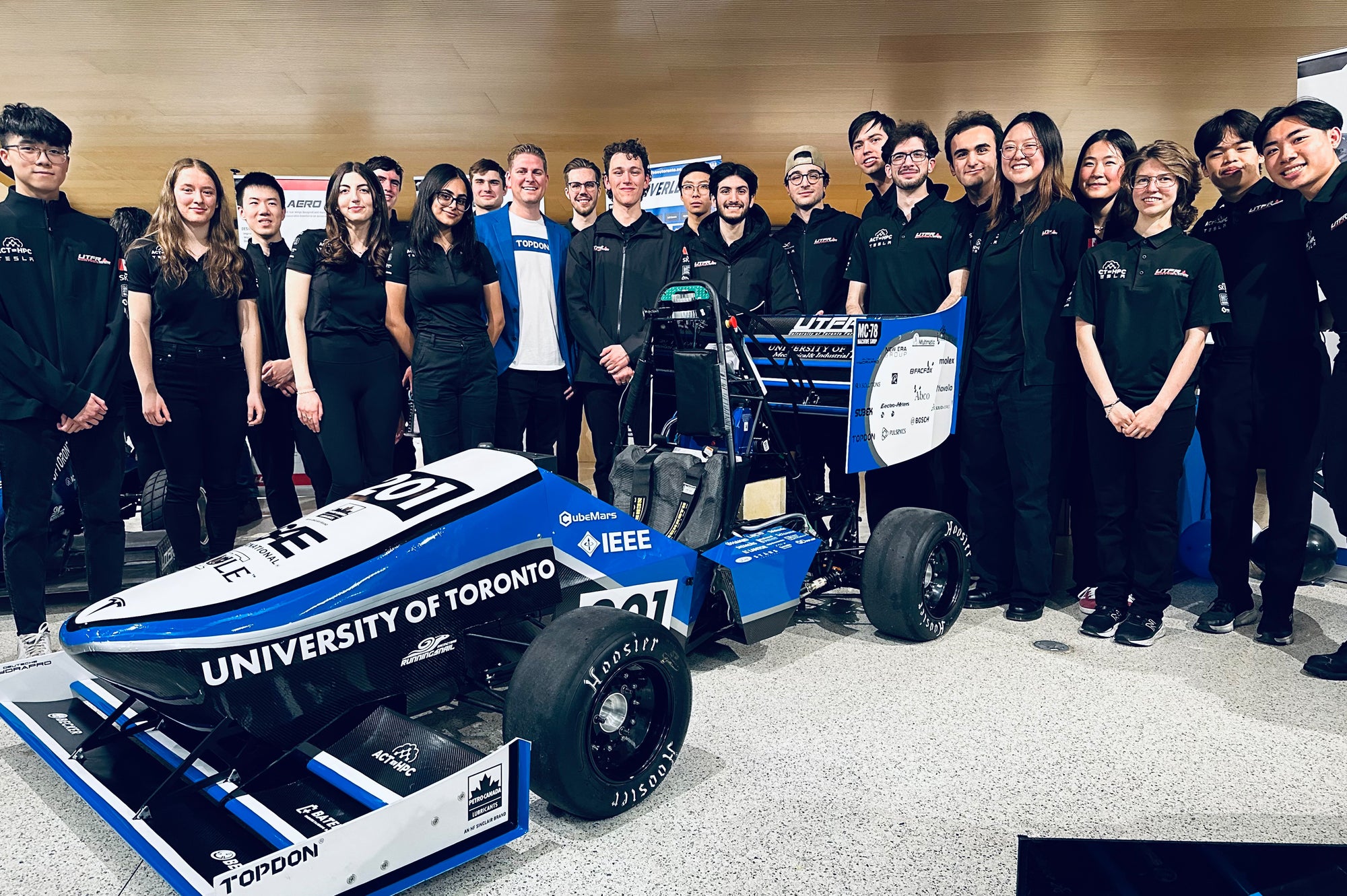 TOPDON USA Sponsorship Powers Build of EV and Autonomous Formula Student Racecar Created by the University of Toronto Formula SAE Racing Team