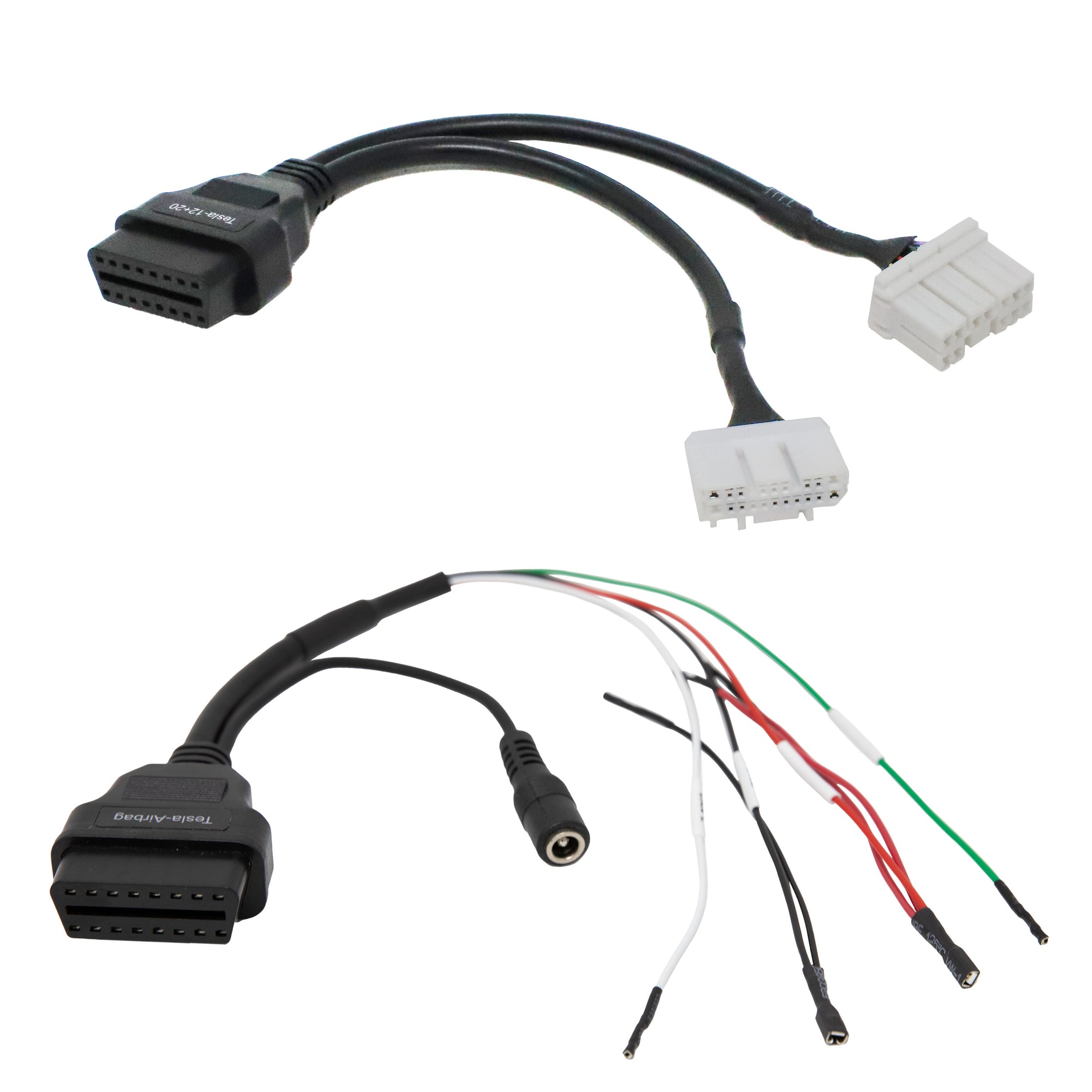 TOPDON Tesla Cable Kit - Tesla 12+20 and Airbag Connectors